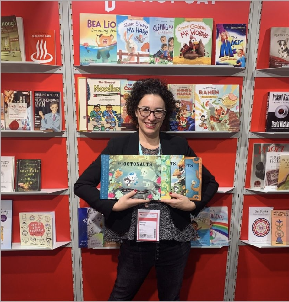 Children's books display